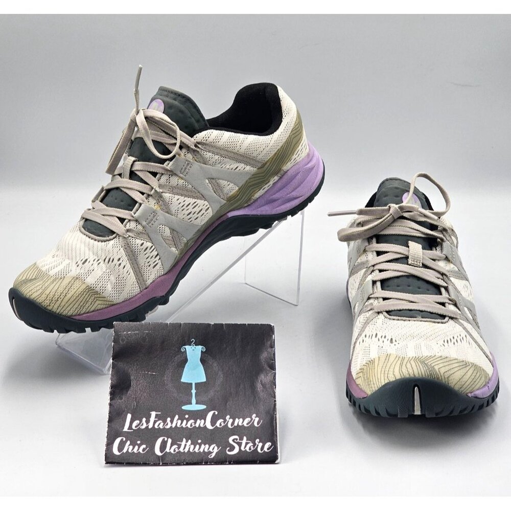 Merrell Womens Purple Beige  Siren Hex Q2 E Mesh Hiking Shoes Trekkinn Sz 9 3002